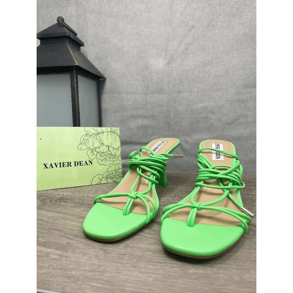Steve Madden Women's Superb Tie-Up Dress Sandals - Light Green 8M